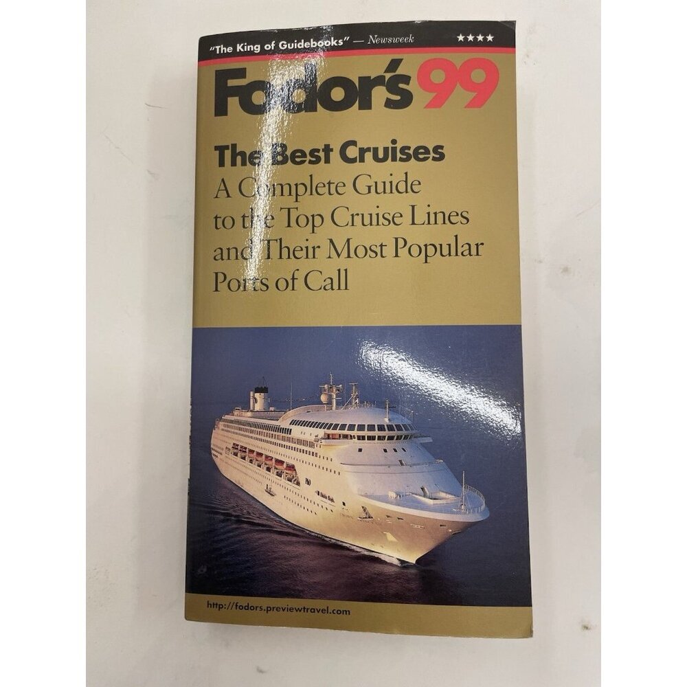 Fodor’s 1999 Best Cruises – VG+ Complete Guide to Ships & Vacations